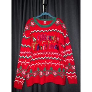 Ugly Christmas Sweater Xmas Size Large